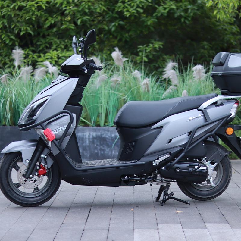 Легкий Мотоцикл Suzuki UY125 Защитные Противоударные Дуги - Передний и Задний Бамперы из Углеродистой Стали