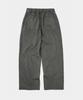 LETTERCOMO Heavy Cotton Garment Piping Wide Sweatpants Khaki Grey