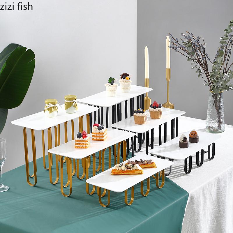 Керамическая десертная тарелка Подставка для димсамов Десертный стол Подставка для торта Поднос для демонстрации Блюдо для димсамов Тарелка для фруктов Тарелки для суши Поднос для закусок