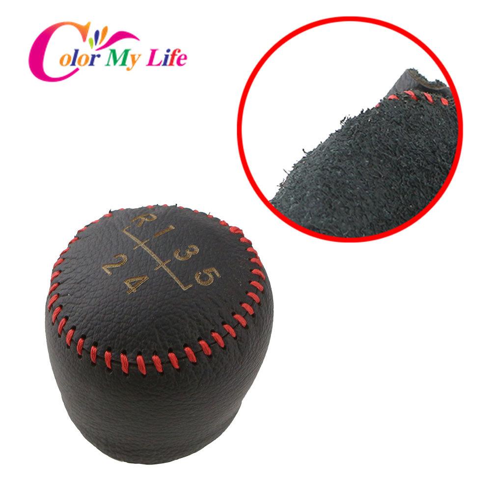 Кожаный защитный чехол Color My Life с 5 скоростями для Kia Forte Soul для Hyundai Elantra I30 MT, ручка переключения передач