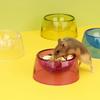 Transparent Pet Feeding Bowl Bite Resistant Rat Food Water Dish New Hamster Water Bowl  Pet Feeding