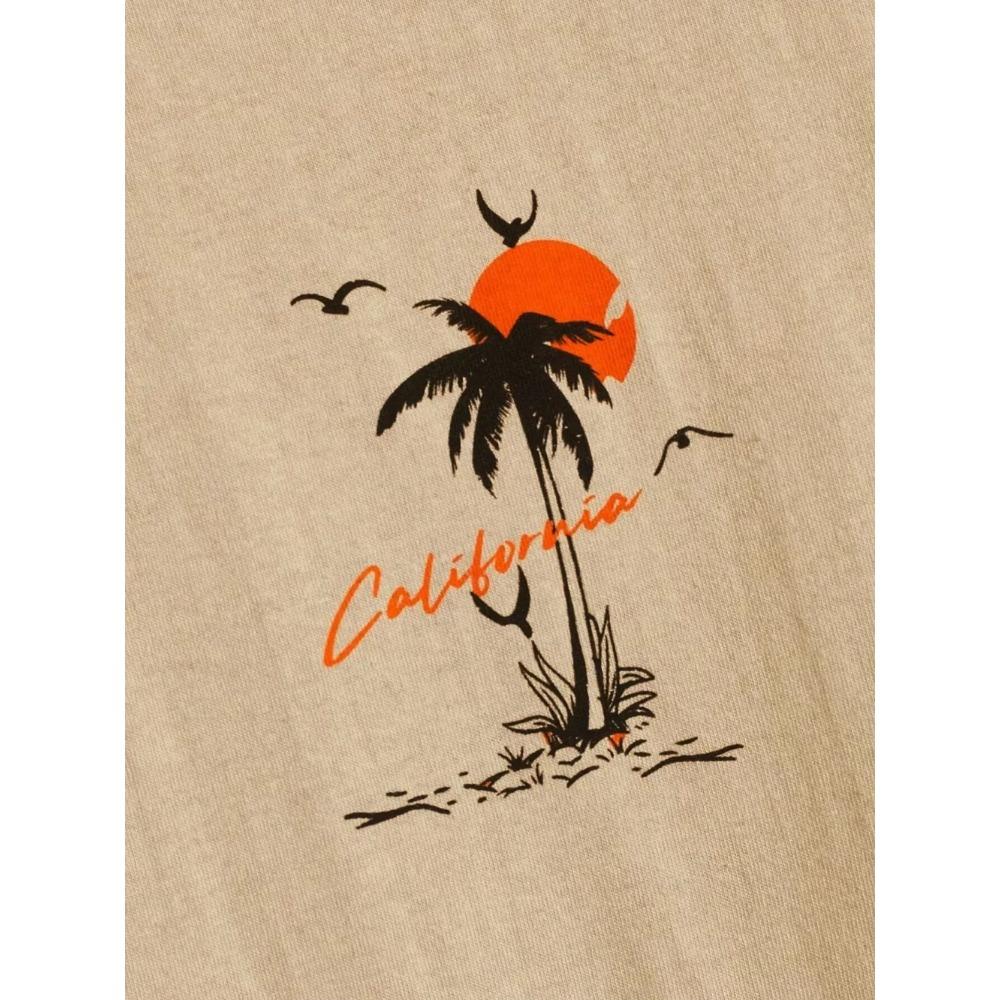 Лето Set Off Again Adventure California Мужская футболка хлопковая свободная футболка модная толстовка свободные летние топы