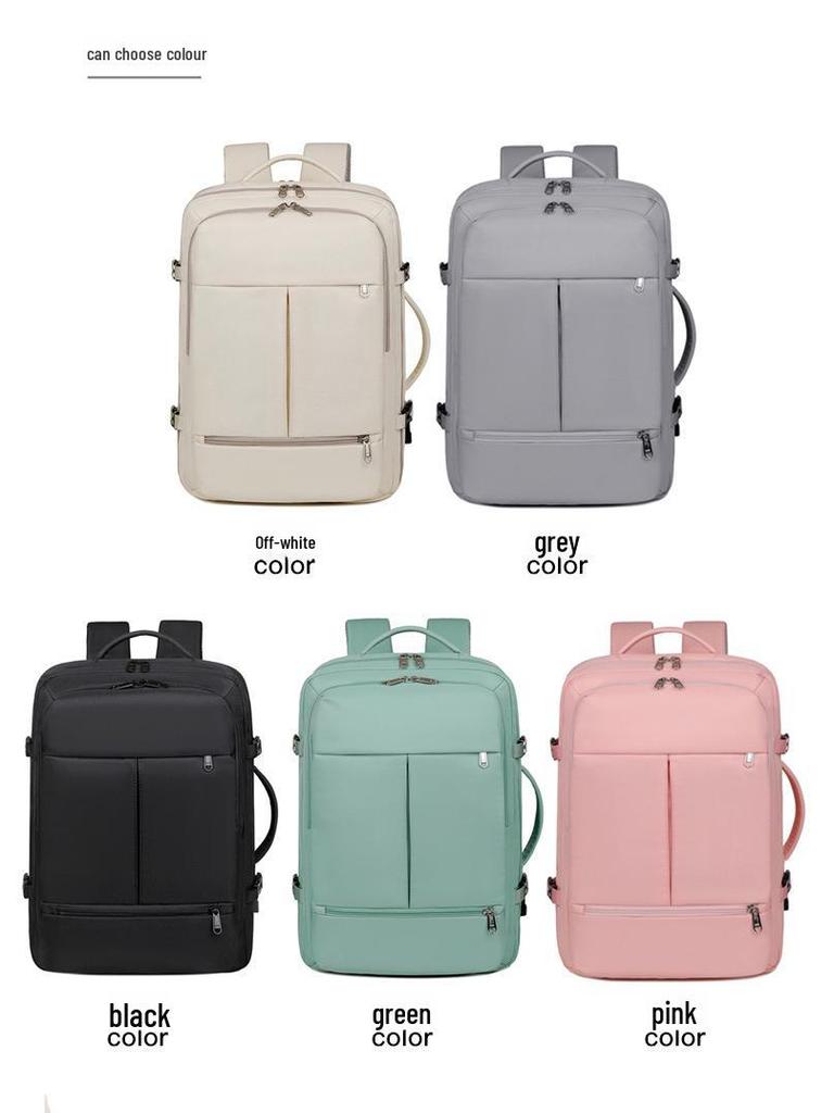 Women's Cross-Border Backpack, Large Capacity, Versatile Travel Bag for Short Business Trips