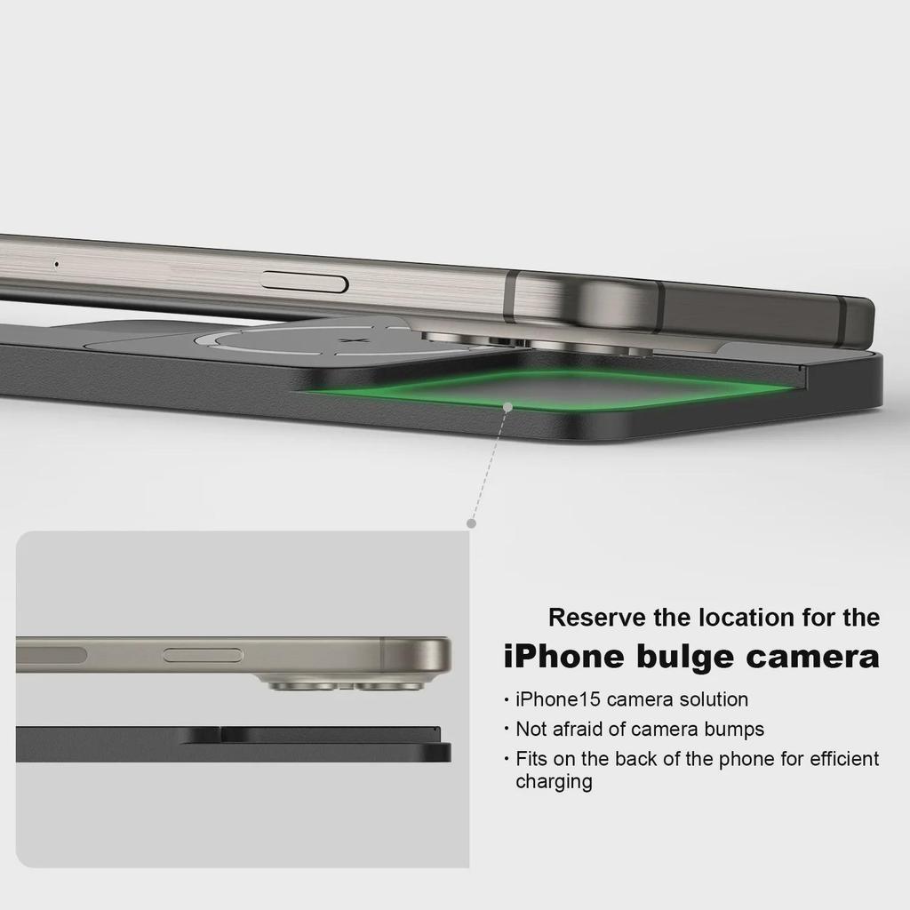 Universal Magnetic Wireless Car Charger Pad for Apple iPhone 12/13/14/15