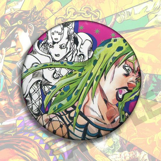 JOJO's Bizarre Adventure Золотое Переиздание Куджо Джотаро Кулон Значок Украшение