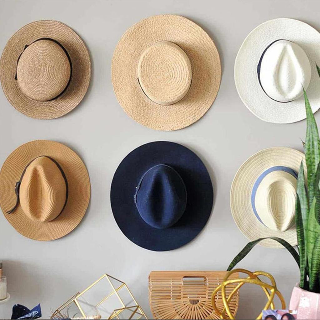Cowboy Hat Holder Cap Storage Hook Organizer Hat Holders For Storage And Display For Home Entryway Bedroom Closet Garage Door