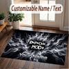 Custom Rug Depeche Mode Pattern Print Name Text Soft Non‑Slip Floor Carpet for Home Indoor Decoration