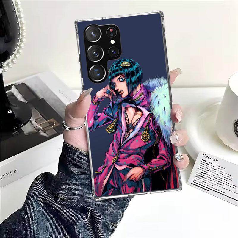Приключение ДжоДжо Бруно Буччеллати Мягкий чехол для телефона Samsung Galaxy S22 S23 S24 S25 Edge S26 Ultra S20 FE S21 Plus + Fundas Coque