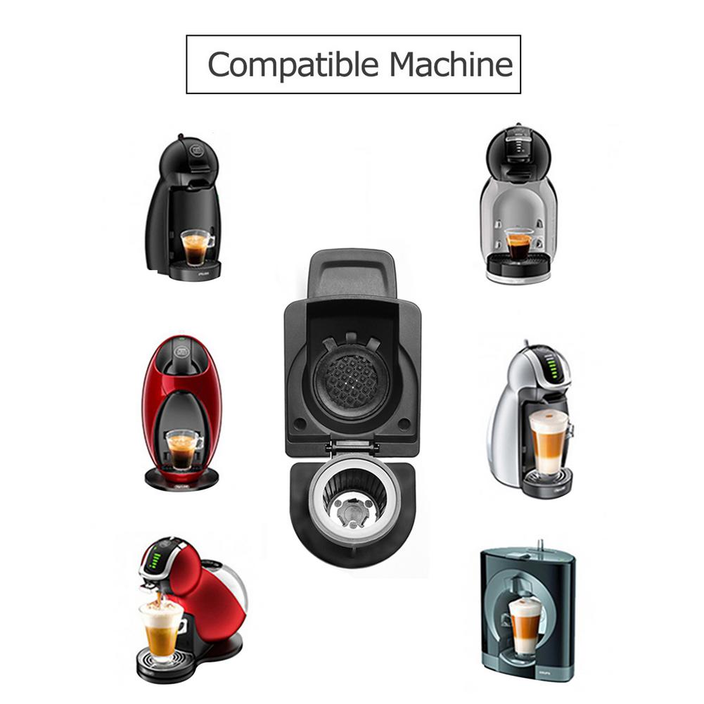 Кофемашина для пивоваров Dolce Gusto, многоразовый адаптер для капсул для кофе для кофеварки для капсул для эспрессо, крема