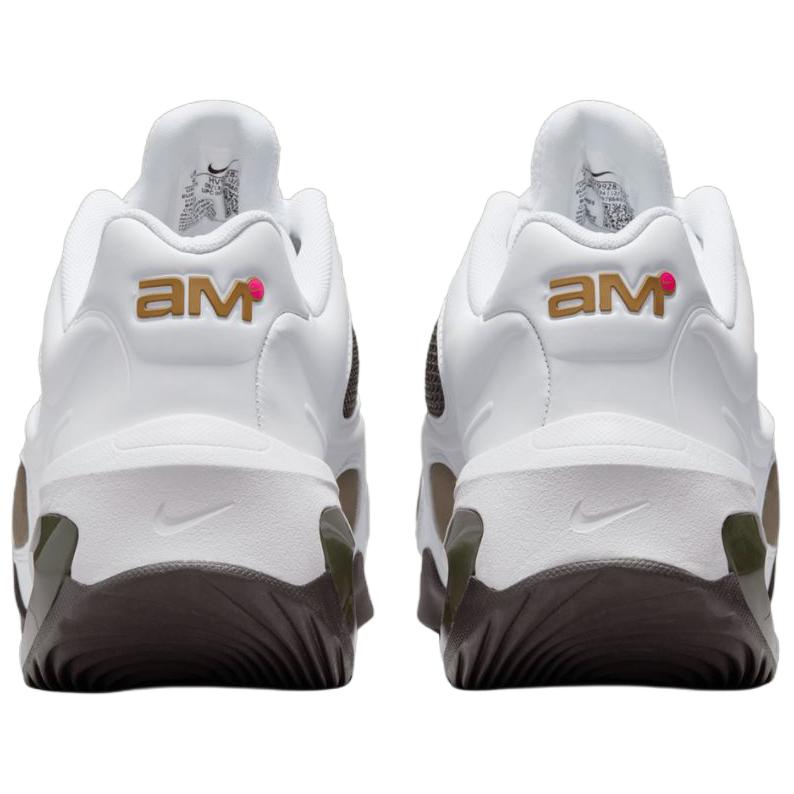 Veneda Carter x Nike Air Max Muse Белые Хаки Карго Женские Кроссовки Гипер-Розовый Вельветовый Коричневый Металлик-Серебристый HV9928-100