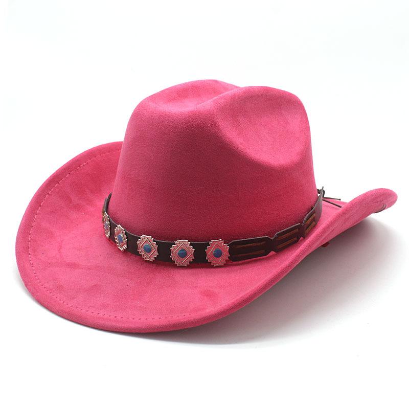 Fashion Casual High Top Big Eaves Suede Jazz Hat Outdoor Shopping Styling Felt Top Hat