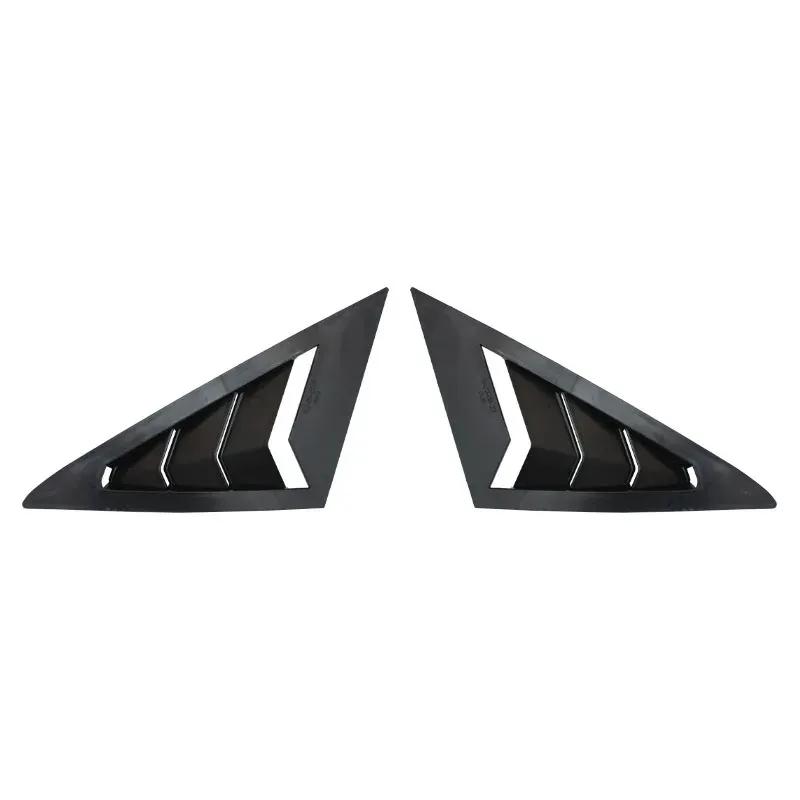 For Volkswagen Golf 7 MK7 MK7.5 2013- models front triangular window sunshade louver vent cover film trim accessories