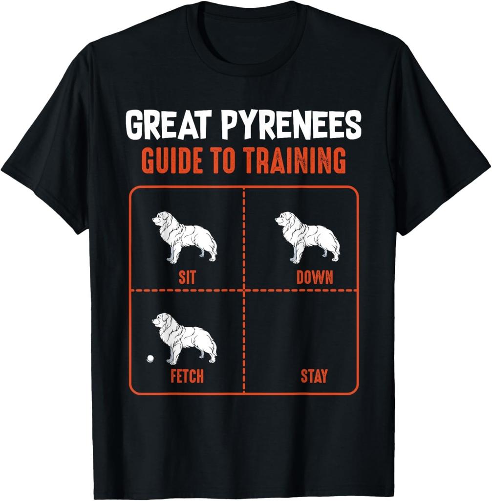 Great Pyrenees Guide To Training Funny Dog Pet Lover Gift Unisex T-Shirt