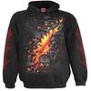 Spiral Direct Unisex Adult Skull Lava Hoodie