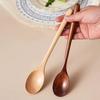 Wooden Spoon Tableware Kitchen Cooking Utensil Tools Soup Teaspoon Catering Cooking Utensil Tool Coffee Soup Teaspoon 23.5cm