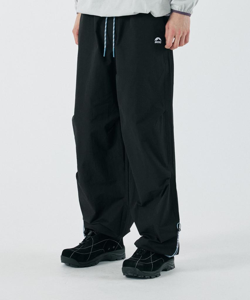SANRO [Unisex] Side String Pants - Black