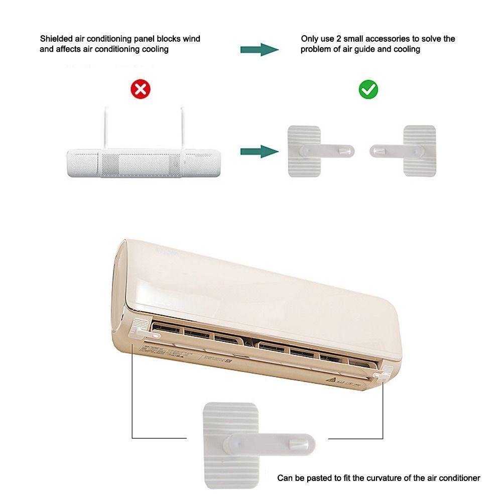 2Pcs Anti-direct Air Conditioner Limit Buckle Air Conditioner Swing Blade Angle Controller