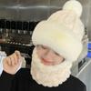 Neck Warmer Crochet Hat Scarf Set Ear Protection Pullover Cap Women Knitted Beanie  All-match