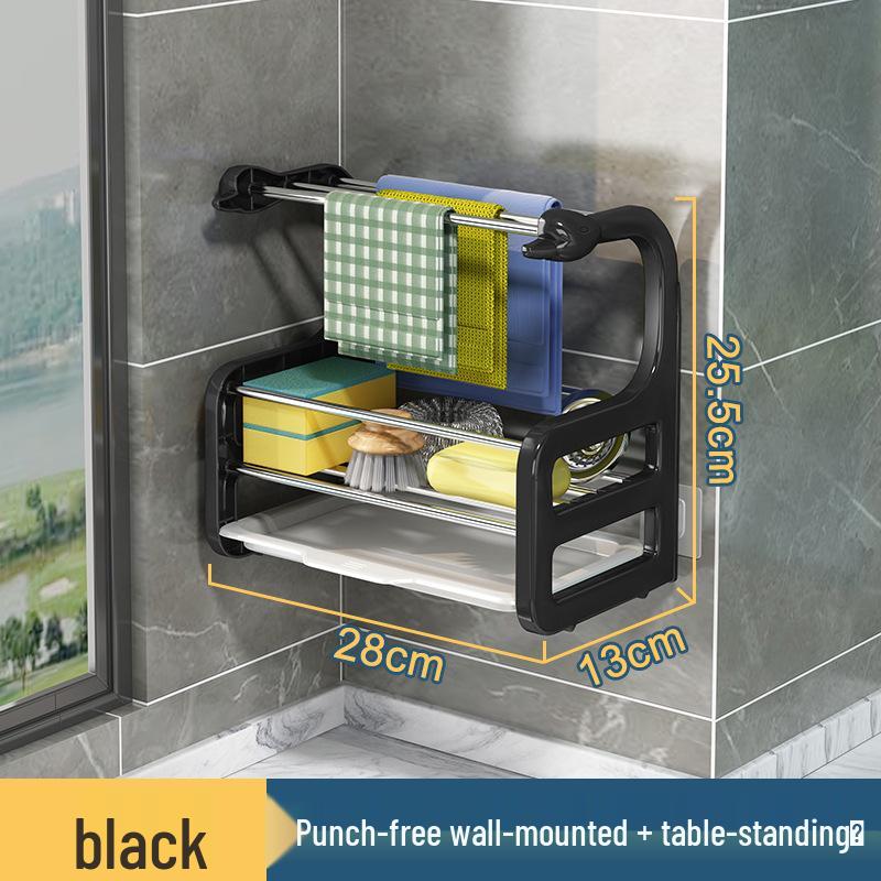 Настенная сушилка и органайзер для кухонных тряпок