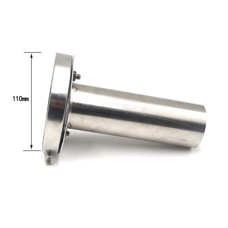 Adjustable Exhaust Muffler Universal 85mm 3.5 "/ 98mm 4 '' / 110mm 4.5 '' Car Chrome Stainless Exhaust Muffler YC101073