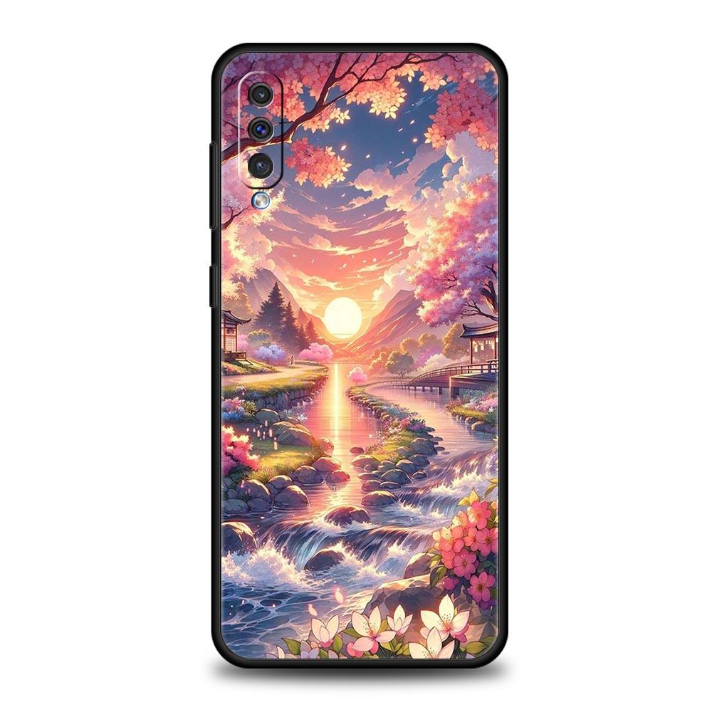 Чехол для телефона "Цветущая сакура" для Samsung Galaxy A56 A36 A26 A34 A17 A16 A06 A14 A12 A54 A72 A24 A22 A52 A50 A40 A32