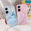 For Redmi 13C Pink Gold Marble Art Fashion Phone Case Soft Silicone Fundas Cover For Redmi13C 13 C Coque Matte Shockproof Bumper