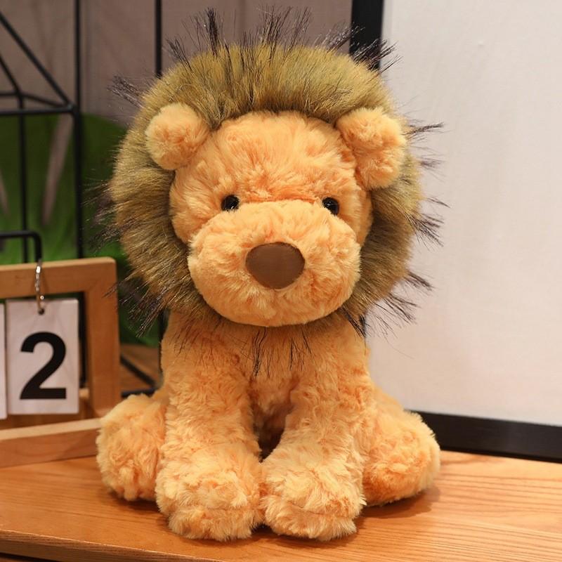 Toys Plush Lion Cartoon Animal Stuffed Doll Room Sofa Decoration Gifts Kids