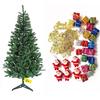 Christmas Tree 2 Feet with 54 Decoration Hanging Props Ornaments for Table Top Office Small Artificial Xmas Tree Party Decor Items for Home