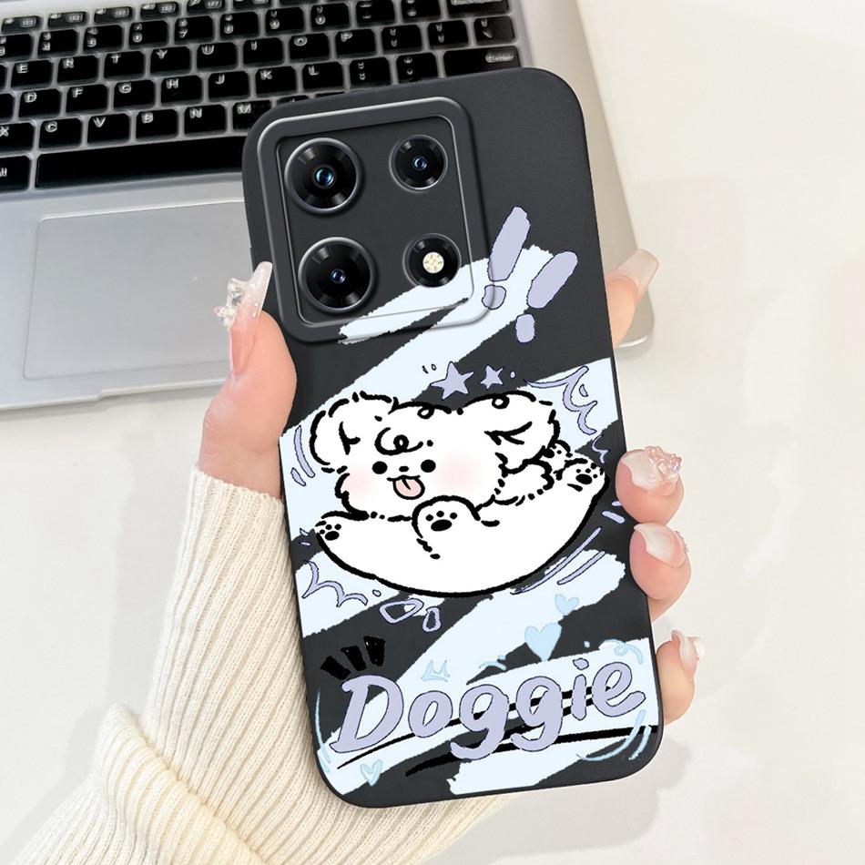 Чехол для Infinix Note 30 Pro, Infinix Note 30i, Note30, 30Pro 4G, Милый мультяшный панда и кролик, Мягкий силиконовый, Ударопрочный