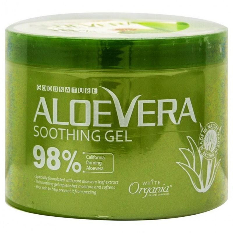 Белый Гель-успокаивающее средство Organia Good Aloe Vera 98% 500 г, 1 мл, 1 г, 1 шт.