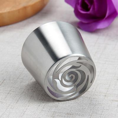 Насадки для кондитерских изделий Yousheng Russian, насадки для кондитерских изделий в виде роз, из нержавеющей стали, очень большие насадки для глазури, насадки для кондитерских изделий для украшения тортов глазурью