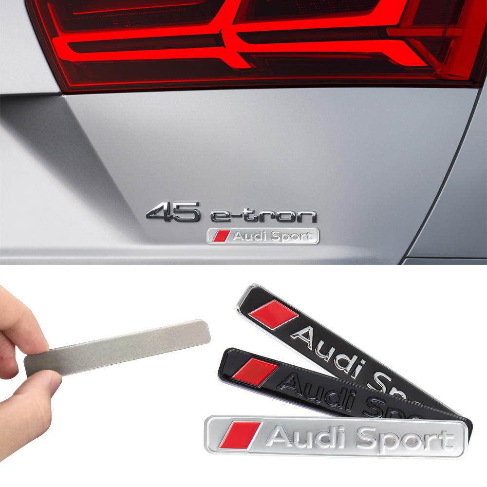 For tt SLINE A1 A2 A3 A4 A5 A6 A7 A8 8P B6 B7 B8 Q1 Q3 Q5 Q7 TT Quattro RS Car Styling Body Badge Sticker Decor Accessories