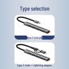 Многофункциональный 5-портовый хаб с кардридером TF/SD и USB/Type-C для устройств Apple и Android