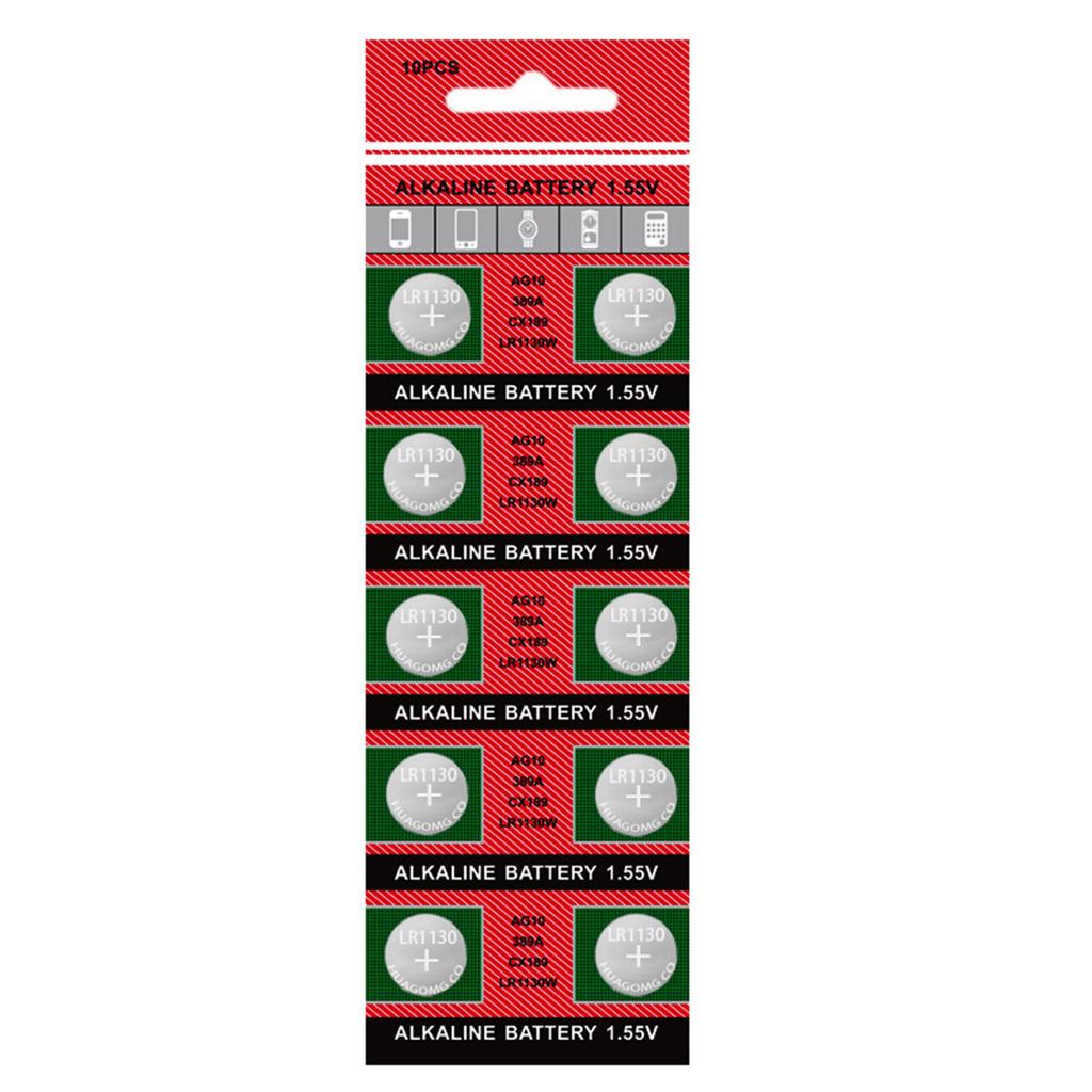 Pack of 10pcs/20pcs LR1130 Batteries Button Cell Battery for Long Terms Power for Watches and Key Fob Power Supplies