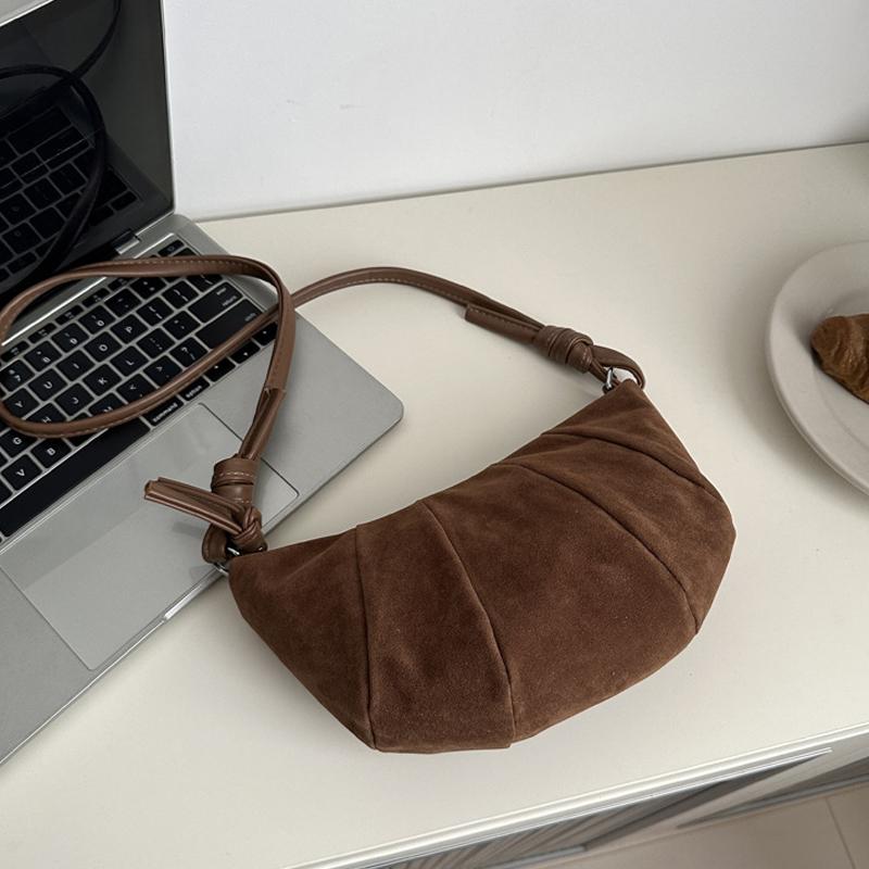 Маленькие замшевые сумки через плечо для женщин, зимняя модная тенденция, сумка через плечо, женские ретро-сумки и кошельки