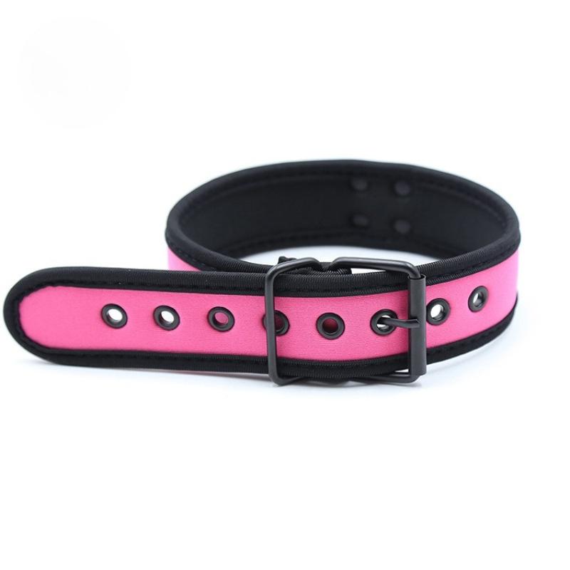 Exotic Accessories Dog Slave Bondage Neoprene Necklace Fetish Puppy Play Collar Punk Harness Sexy Flirting Products For Couples