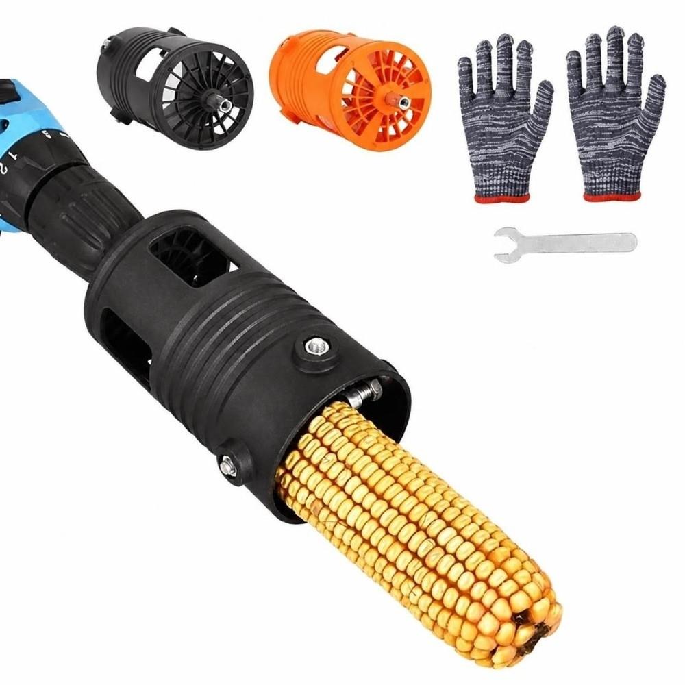 Automatic Corn Peeling Machine Portable Grain Wrapping Tool Durable Corn Thresher