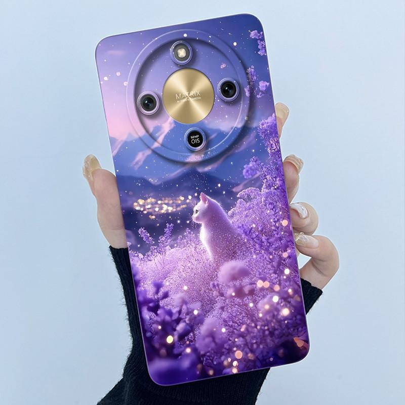 Чехол для Honor X9d 5G MTN-NX1 Модный Минимализм Масляная Живопись Цветочный Силиконовый Мягкий Чехол для Телефона Новый Дизайн Ударопрочная Задняя Крышка