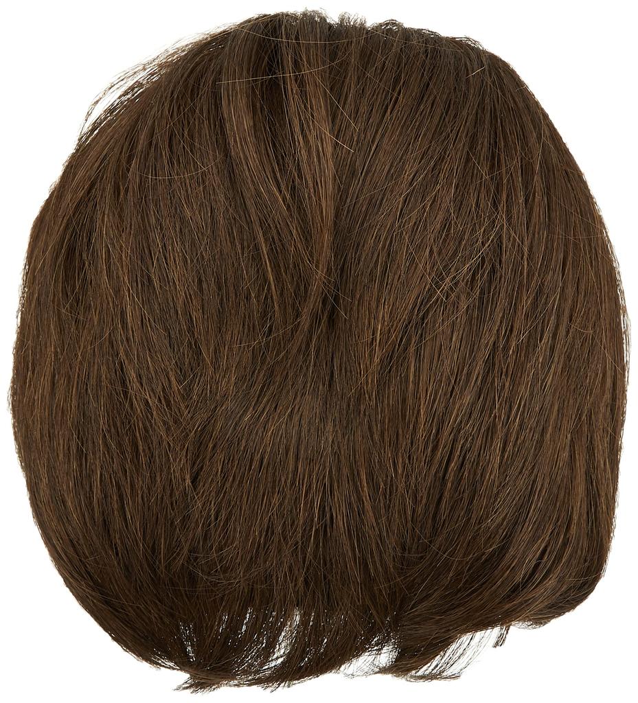 [Priscilla] Hat Wig Fit Short Heat Resistant Dark Brown