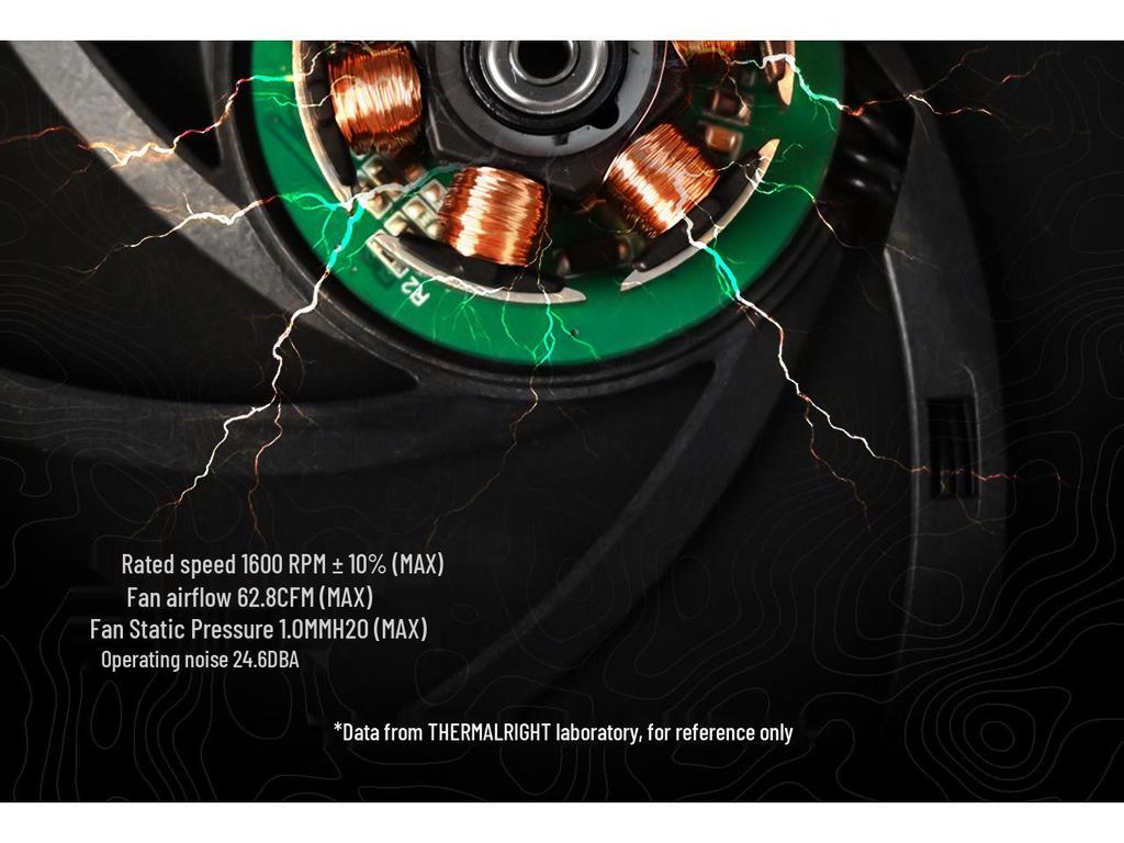 Thermalright TL-B14015 140-мм тонкий корпусный вентилятор, двойной шарикоподшипник, 15 мм