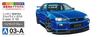 Серия моделей Aoshima Bunka Kyozai Модель Nissan BNR34 Skyline II 2000 Bayside Blue Пластиковый модельный комплект ООО. (АОСИМА) 1/24 Предварительно окрашенный GT-R V-spec 03-A