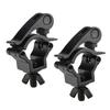 GTM Smith Shovel Universal Mounting Bracket for Light and Set of 2 Holder, Jimny, Trucks, Tractors, Black,