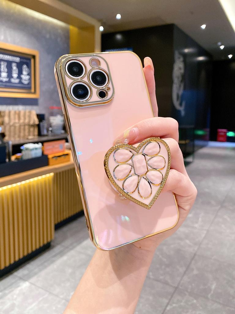 Покрытие Love Держатель для бриллиантов Чехол для телефона Для For Iphone 17 16 1 14 Plus 13 12 Mini 11 Pro Max X XS XR 7 8 SE2 SE3 Задняя крышка
