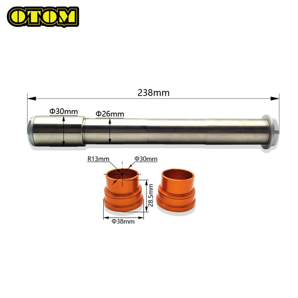 Motorcycle For KTM HUSQVARNA Front Axle Wheel Axis With Hub Spacer Bushing Nut EXC250 EXCF350 SXF450 SX125 XC300 EXC525 FC250 FE