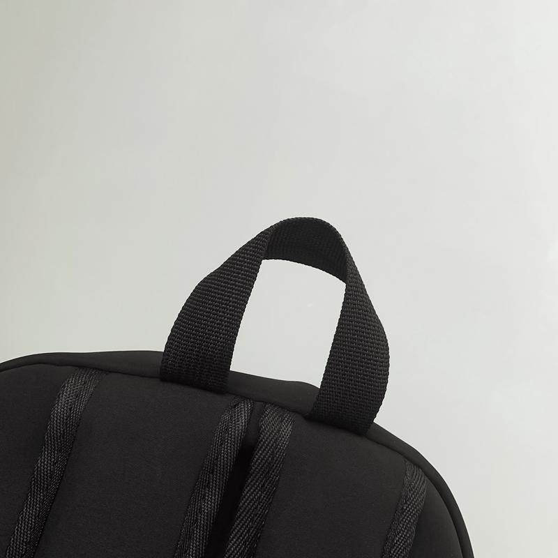 Рюкзак Простой однотонный рюкзак для студентов кампуса Школьный рюкзак