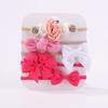 10Pcs Luxury Nylon Elastic Headband Flower Lace Hair Ties  for Baby Girl Infant Newborn Toddler