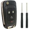 Замена корпуса брелока подходит для Chevy Cruze Malibu Equinox Sonic Impala GMC Terrain Buick Regal Lacrosse 2010 2011 2012 2013 2014 2015 2016