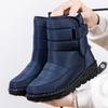 Warm Women's Snow Boots Women's Velcro Waterproof Cotton Boots Plus-size Women's Boots Casual Women's Shoes