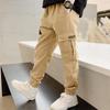 Boys' Cargo Pants - Spring/Autumn 2024, Stylish Casual Cotton for Kids, Middle & Big Children.