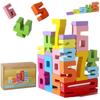 Colorful Stacking Games Toys Montessori Enlightenment Teaching Aids Number Building Block  For Kids